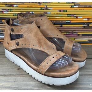 Bed Stu Soni ii Sandals Shoes BOHO Platform Women's 8 Comfort